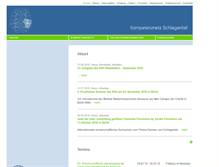 Tablet Screenshot of kompetenznetz-schlaganfall.de
